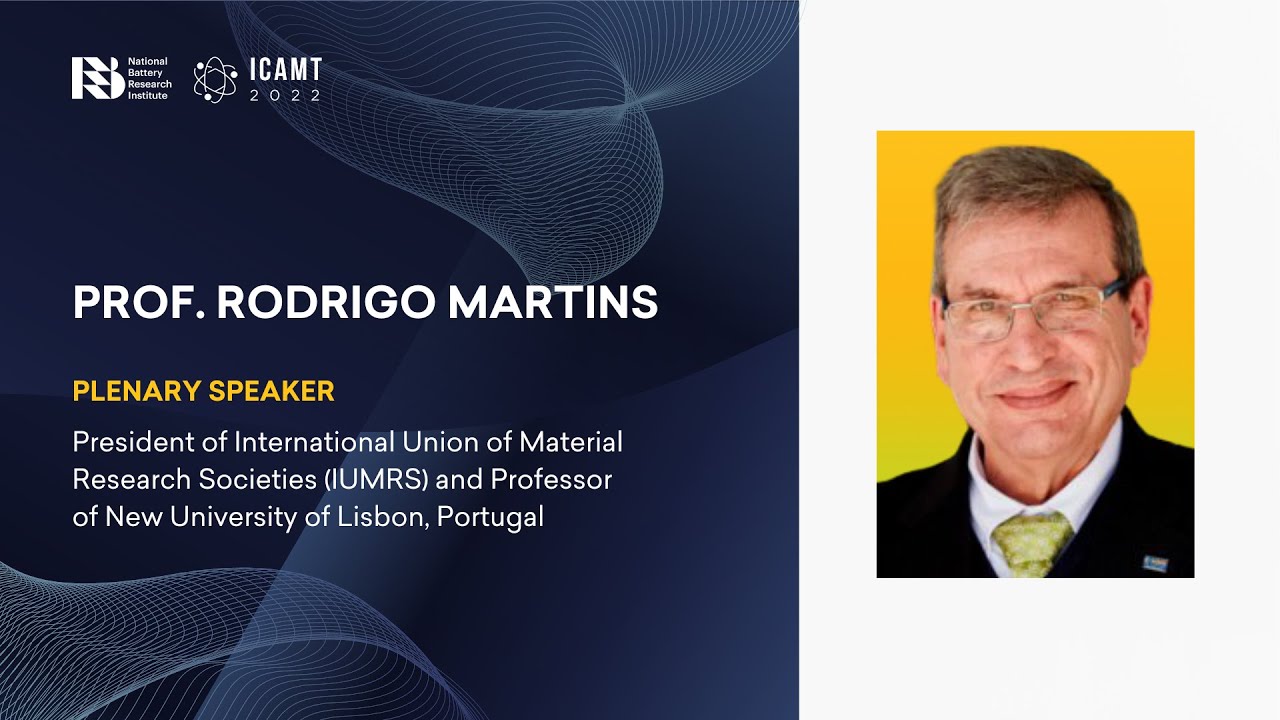 ICAMT 2022 Plenary Session - Prof. Rodrigo Martins