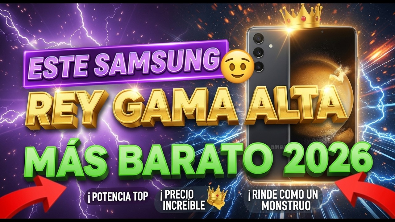 ESTE SAMSUNG ES EL REY GAMA ALTA Y MÁS BARATO PARA 2026 🥇