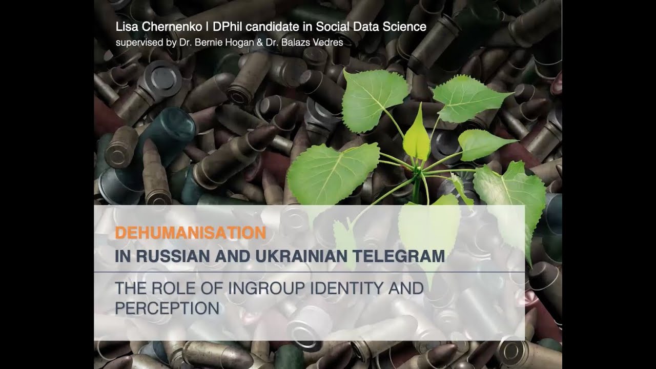 Outgroup Dehumanisation in Russian and Ukrainian Telegram