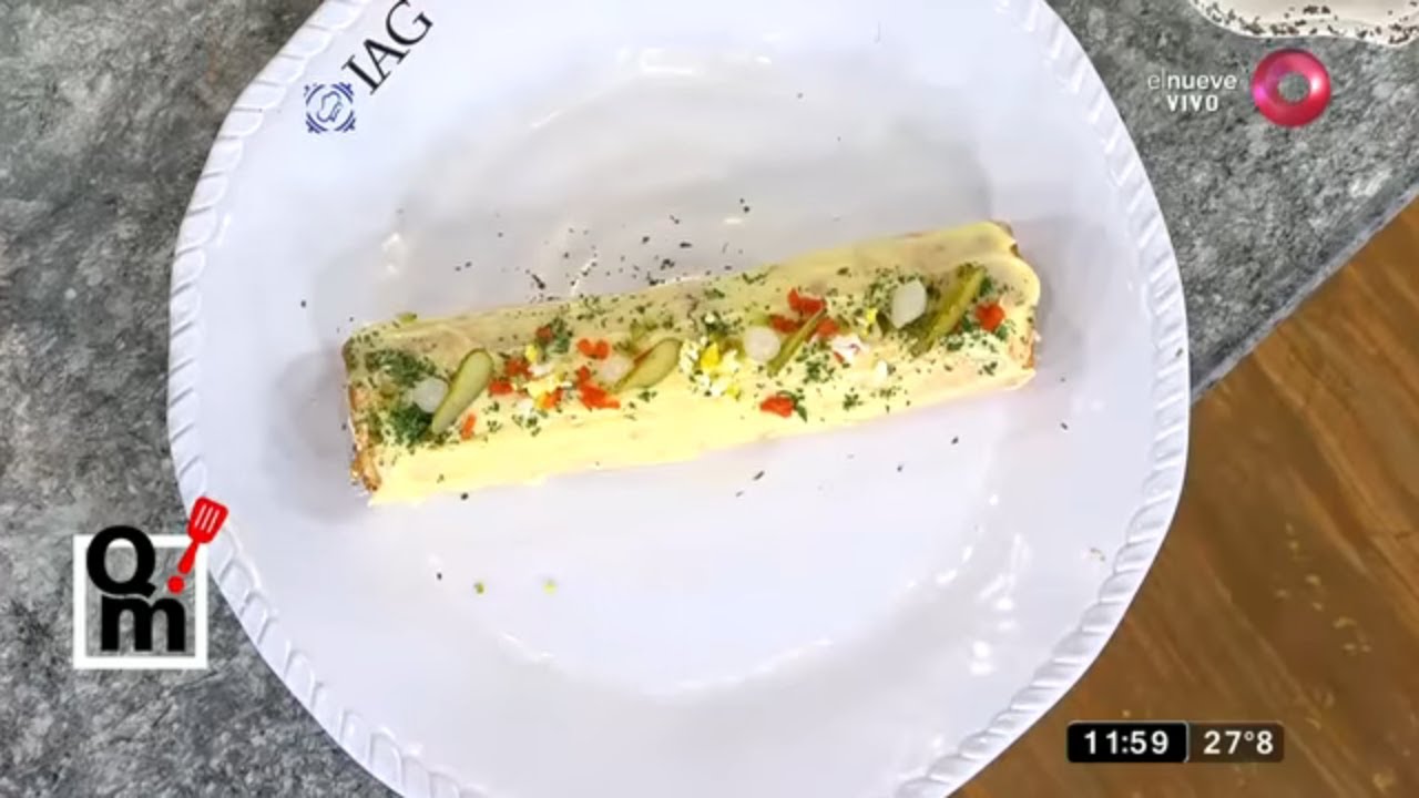 Receta de hoy: Súper pionono relleno