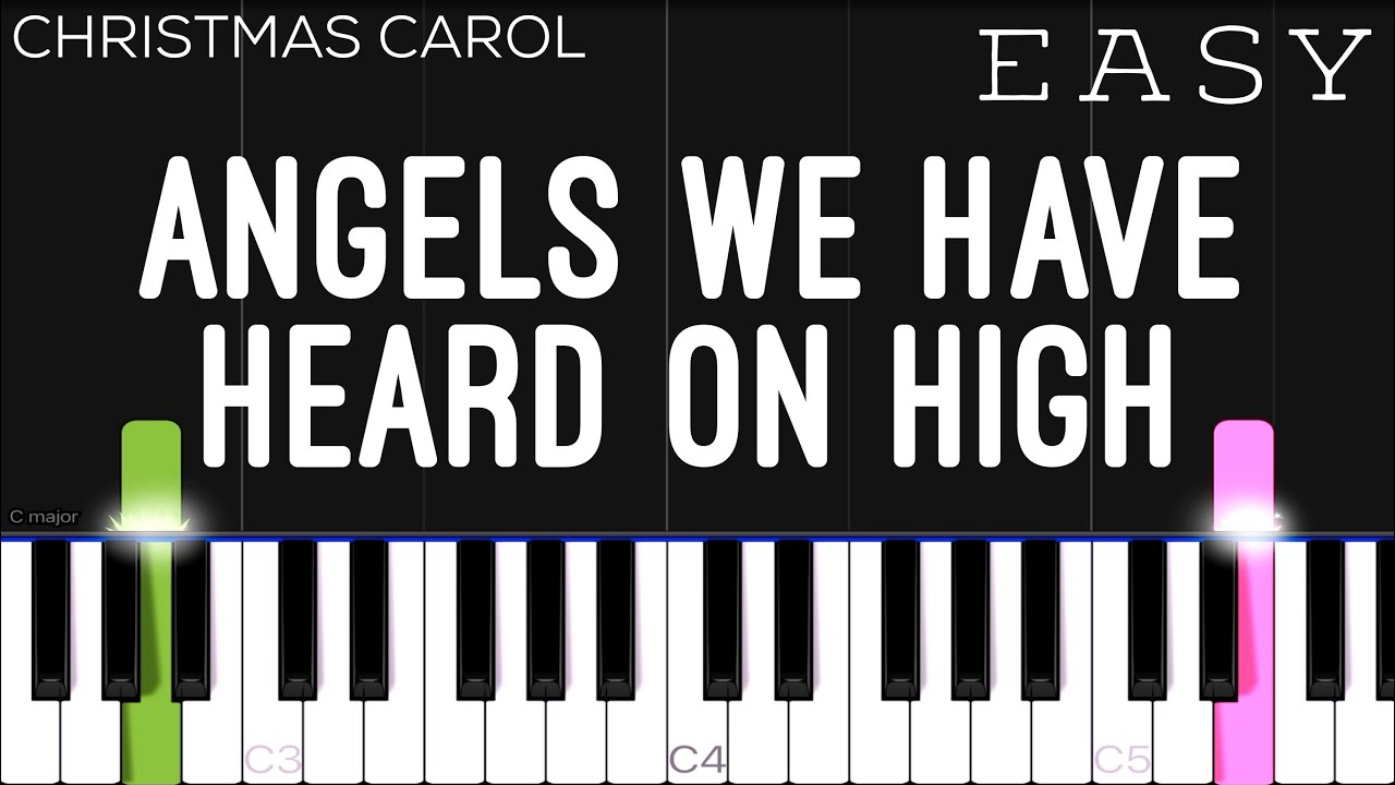 Angels We Have Heard On High | EASY Piano Tutorial