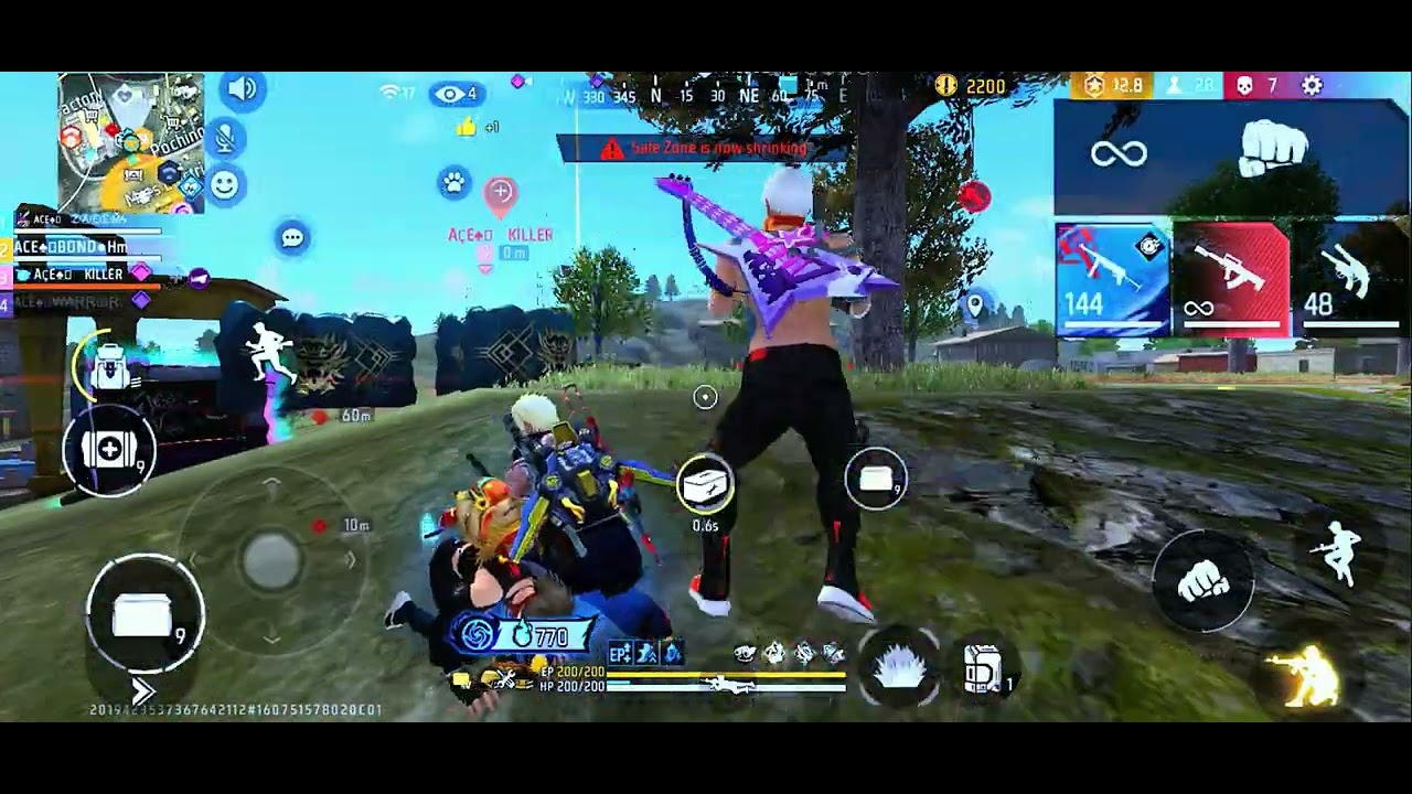 #viral Free FIRE #TRENDING #12 kills not a joke 😨#DONT MISS BEHAVE with ACE squad 😡# 12 kills hake 😳