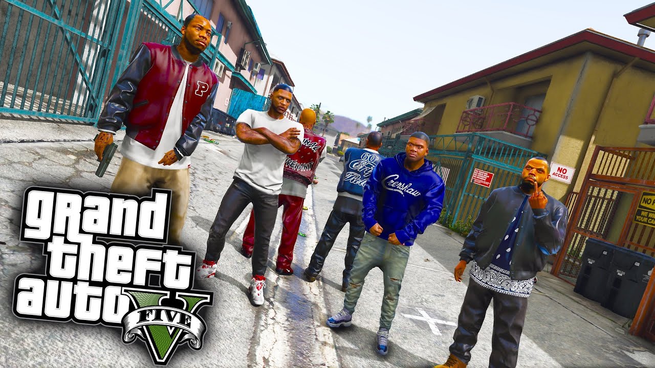 PIRU против Rollin 60 Crip - GTA 5 Real Hood Life #10