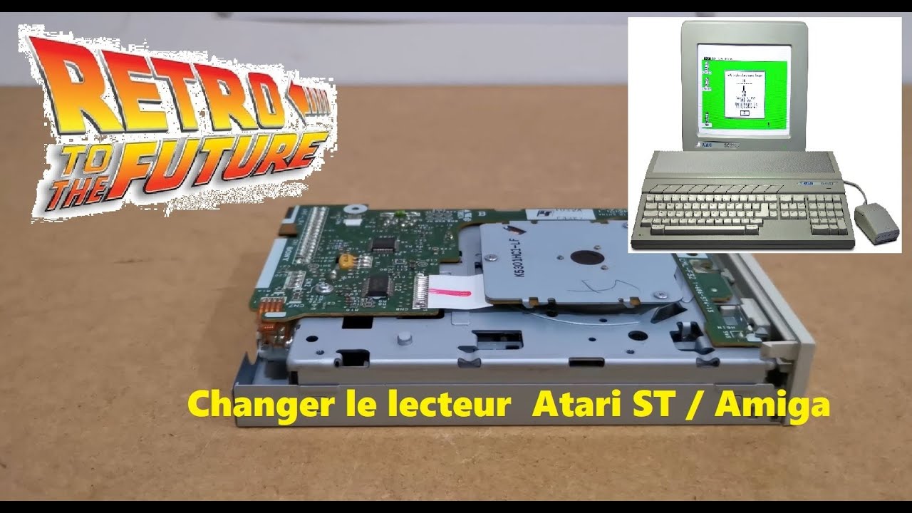 Changer le lecteur disquette Atari ST ou Amiga