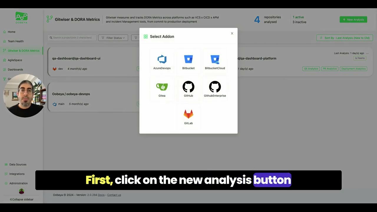 Oobeya Tutorial: Setting Up Development Analytics & DORA Metrics