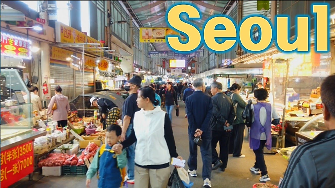 Seoul, Korea - Walking Tour of Neighborhood - 4K - Guro Market + NamGuro Market [Guro-gu 3] 10(3)-3