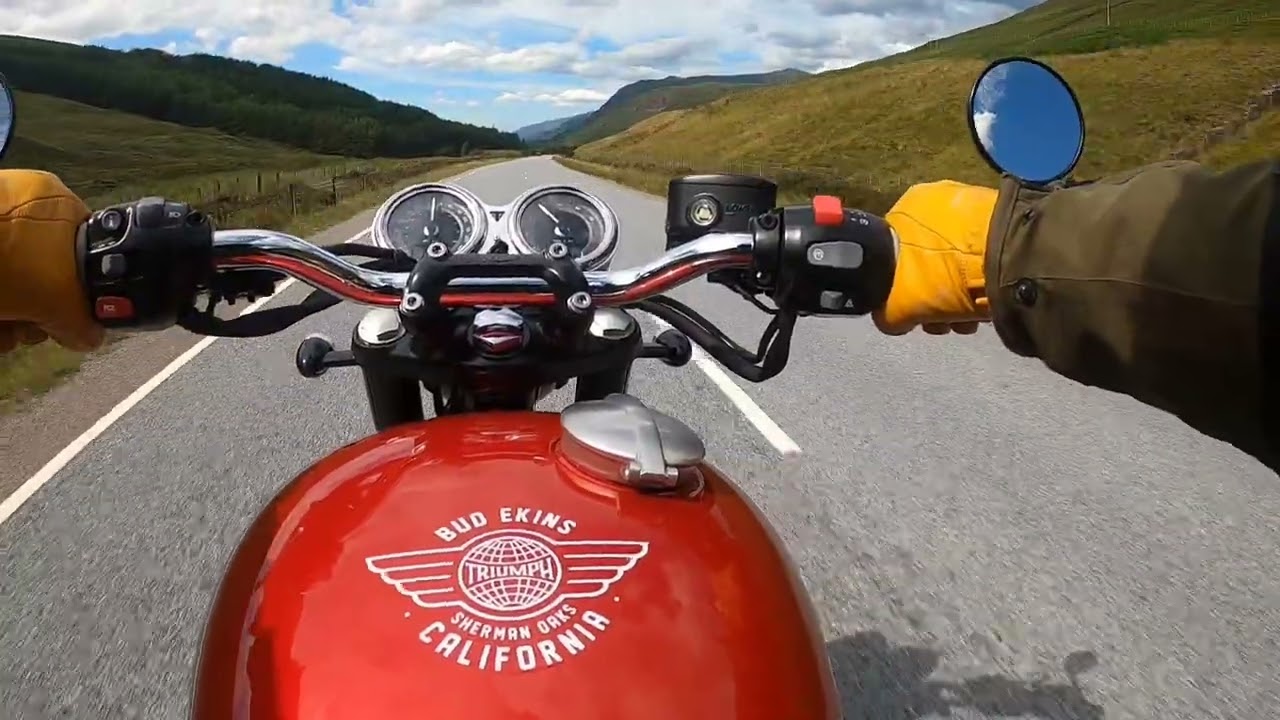Achnasheen to Kinlochewe...on the Triumph T120