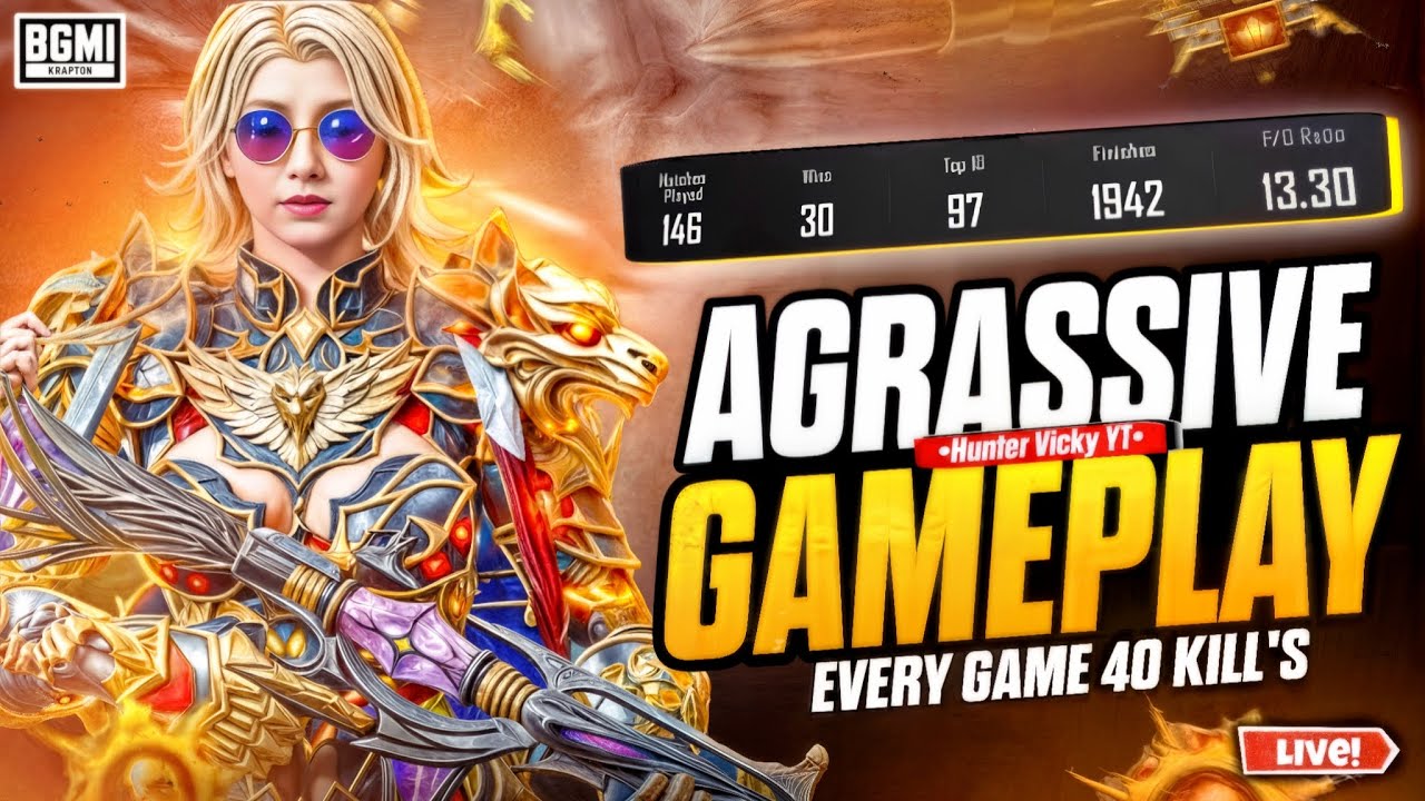 CONQUEROR RANK PUSH 😍 BGMI LIVE | 