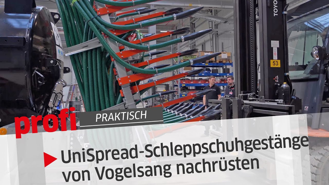 Vogelsang UniSpread-Schleppschuhgestänge nachrüsten | profi #Praktisch