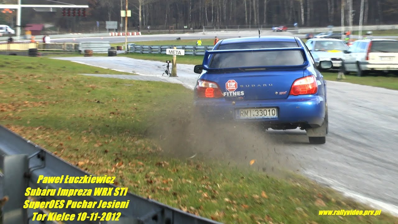 Paweł Łuczkiewicz - Subaru Impreza WRX STi - SuperOES Puchar Jesieni - Tor Kielce 10-11-2012