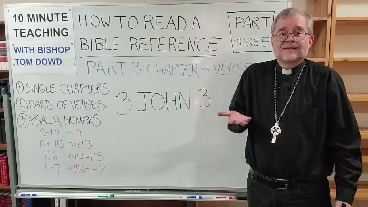How to read a Bible reference part 3 (blooper version!)