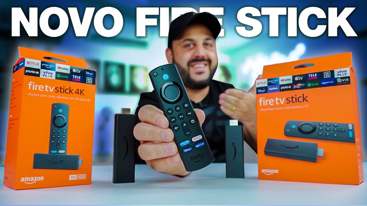 Novo FIRE TV STICK 2021 - Agora ficou Muito Bom, da até pra controlar sua TV!!