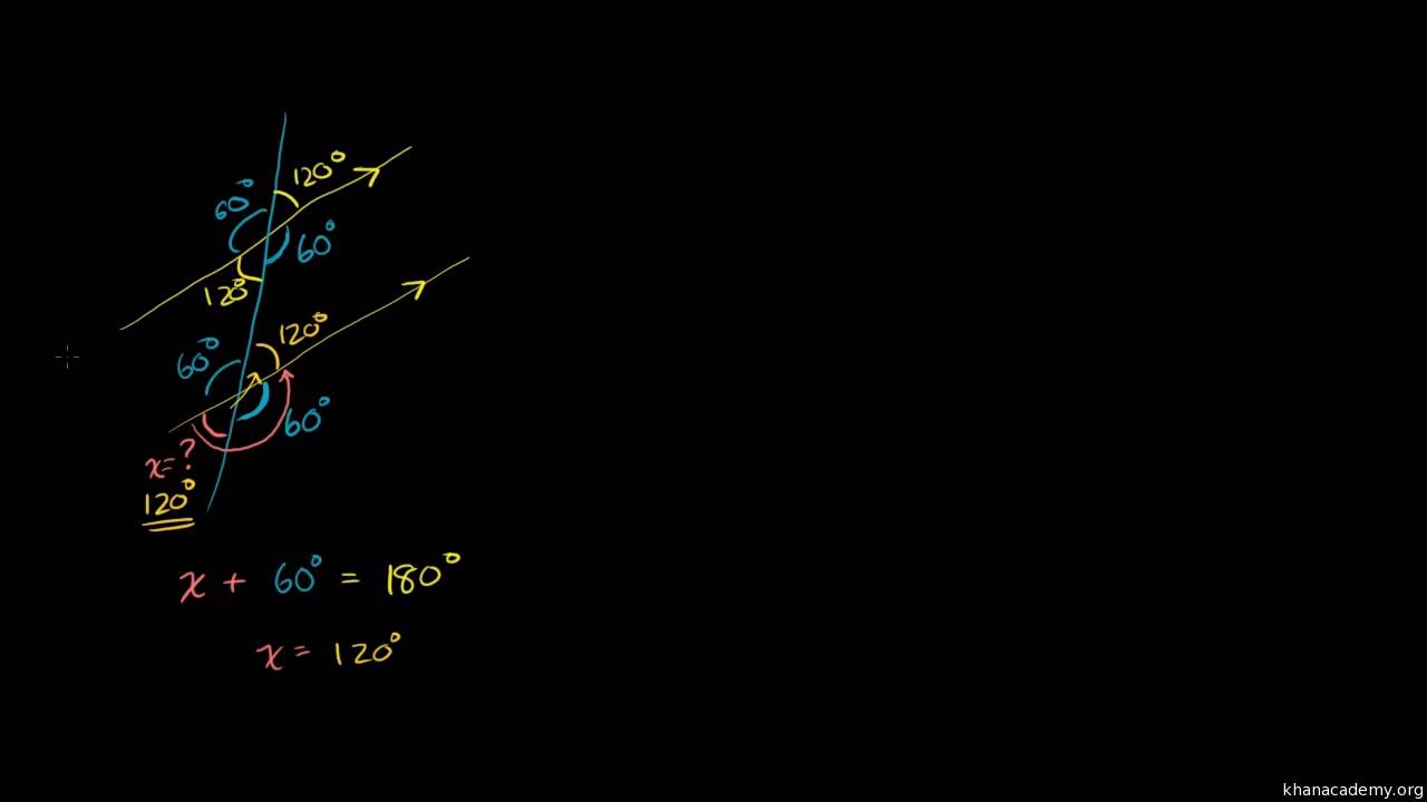 Paralel Doğruların Açıları (Geometri / Açılar)
