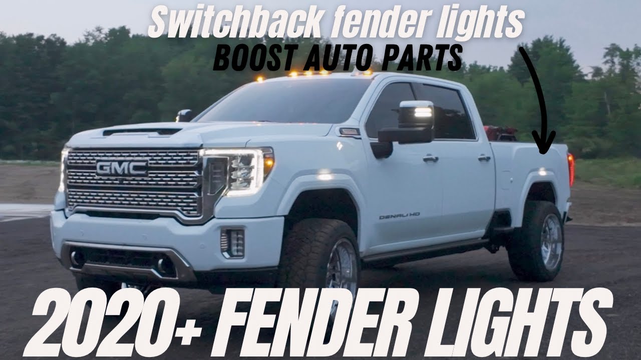 How To Install Switchback Fender Lights In A 2020+ GMC Sierra