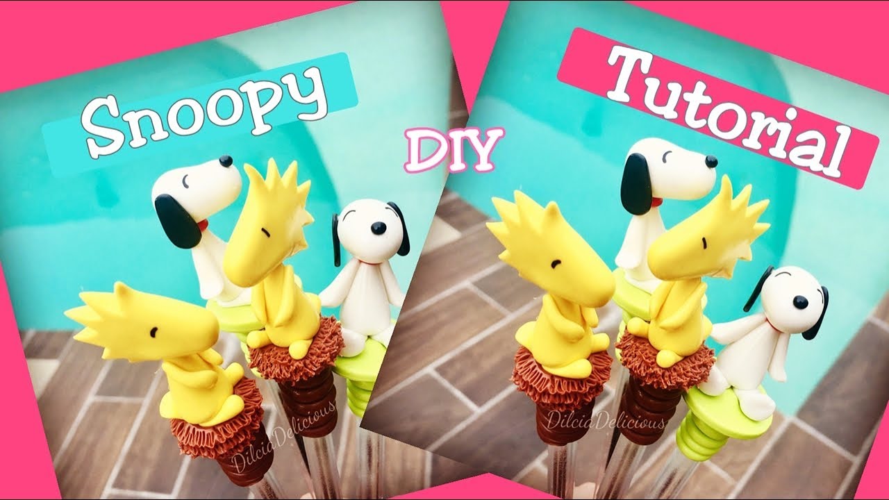 DIY Snoopy Tutorial porcelana fría