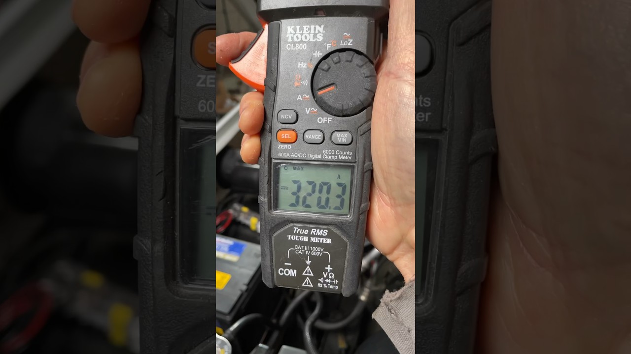How To Test Your Vehicle&rsquo;s Starter Amperage Draw!! #starter #noStart #slowStart