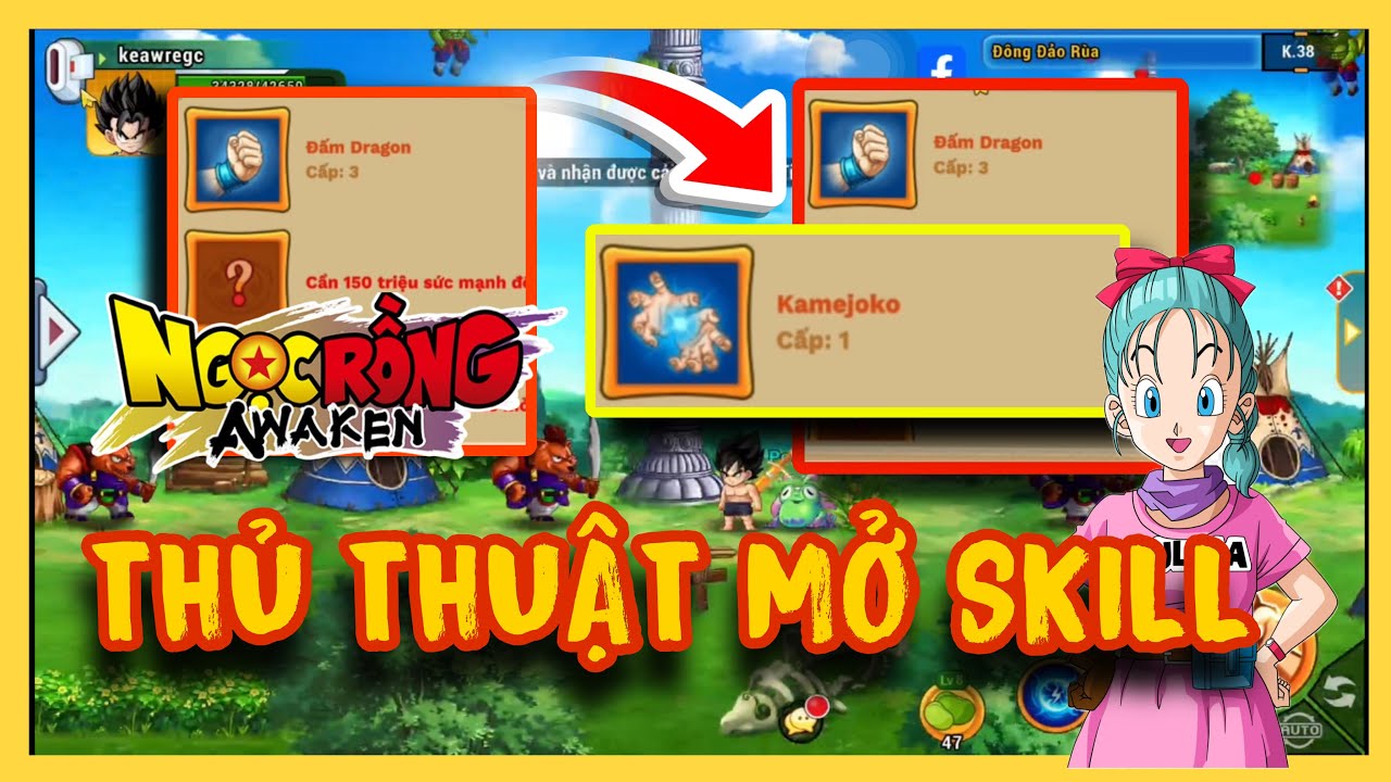 NGỌC RỒNG AWAKEN #1 - Cách Mở Skill 2 Đệ Tử Ra Kamejoko Cực Kì Ngon - Thủ Thuật Mở Skill 2 Đệ Tử 
