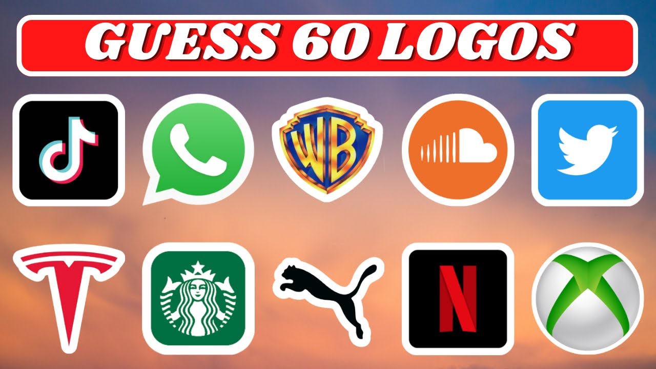 Guess The Logo In 5 Seconds | 60 Famous Logos