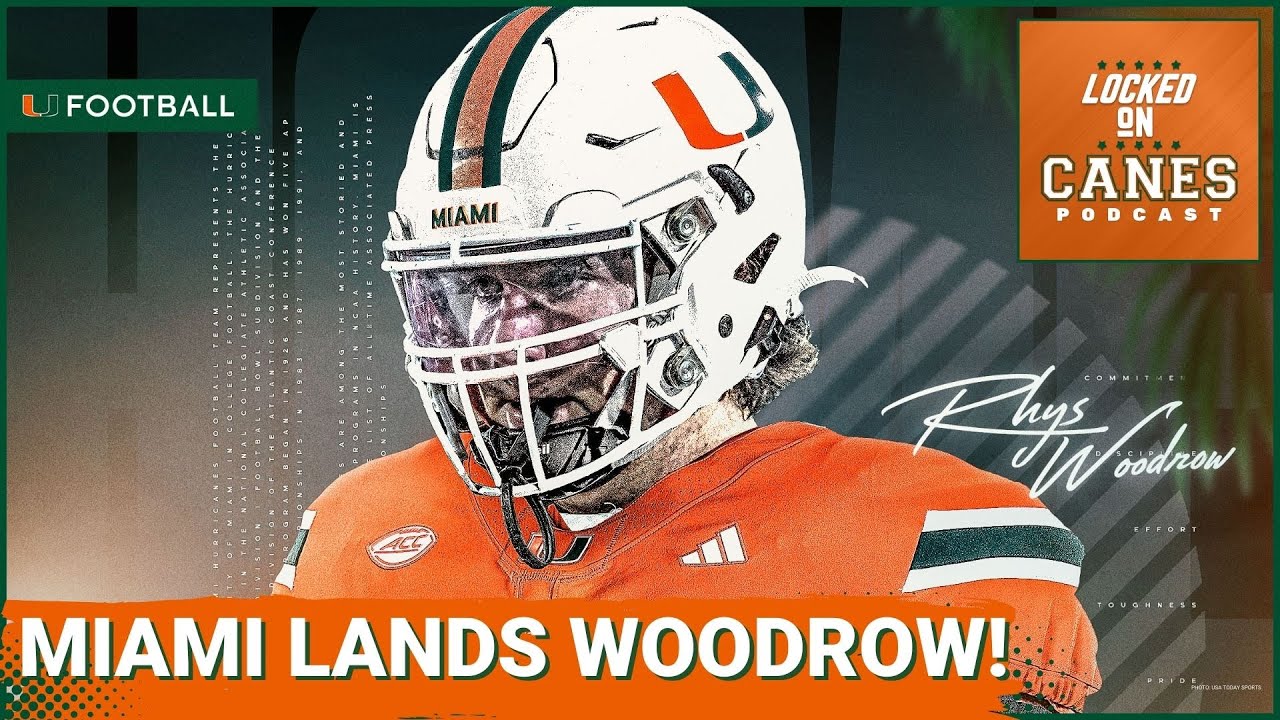 BREAKING: Miami Beats Out Florida, Florida State & UCF For IOL Rhys Woodrow!