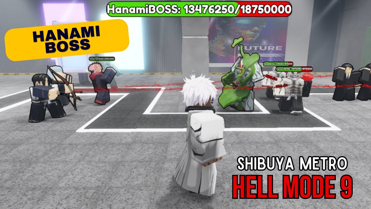 Hell Mode 9 - Shibuya Metro - Sorcerer Tower Defense - Roblox