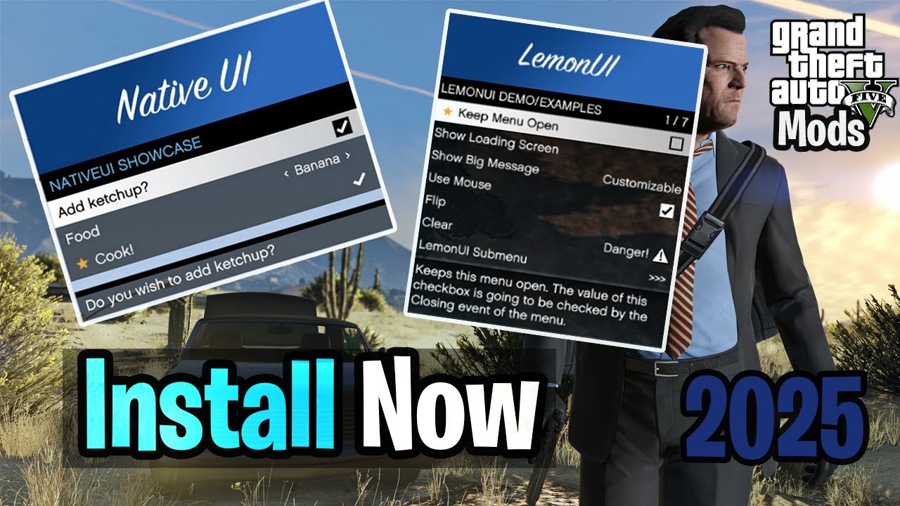 🎮 GTA 5 Enhanced & Legacy Edition &ndash; LemonUI & NativeUI Installation Guide