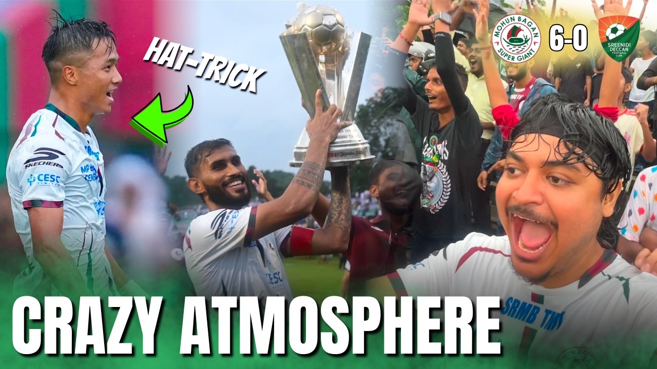 Hat-trick By Chhangte | Mohun Bagan 6-0 Sreenidi Deccan FC | IFA Shield Matchday Vlog
