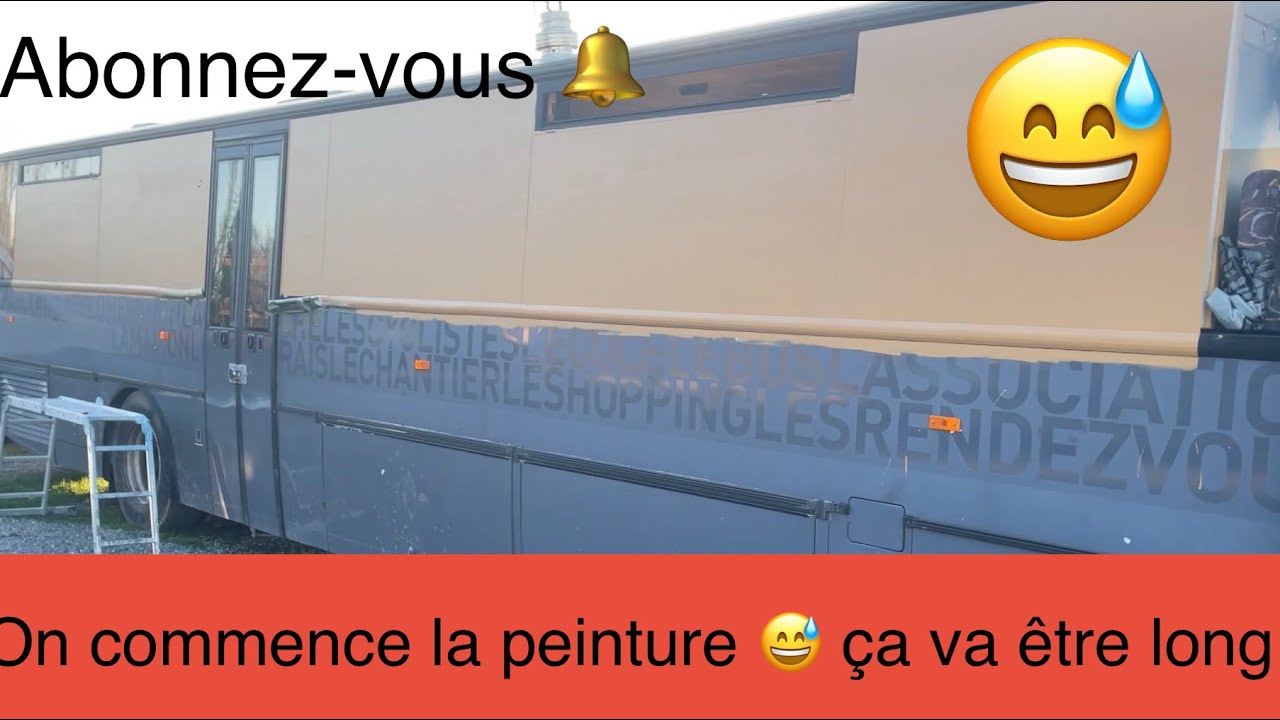 C’est long à peindre un car 😱