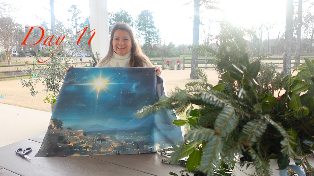 Простые поделки своими руками - День 11 #рождество #рождественскийдекор #простоеискусство