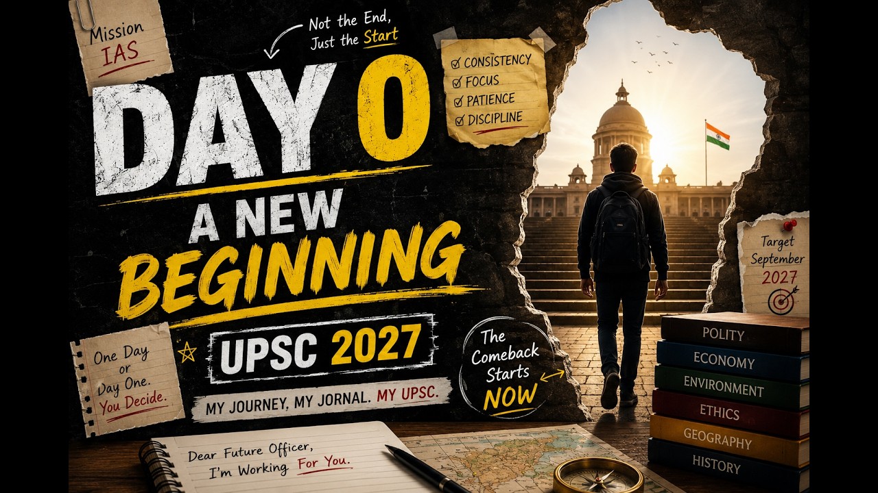 From Overthinking to Action | My UPSC 2027 Journey Begins