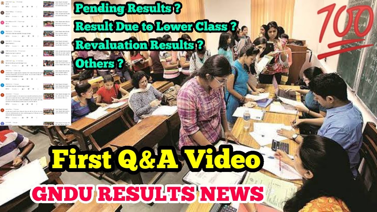 Gndu Results News || First Q & A Video || Gndu Results Updates || Gndu Latest Notification
