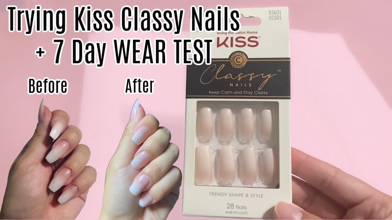 Trying Kiss Classy Nails + 7 Day WEAR TEST | Laura Felicia