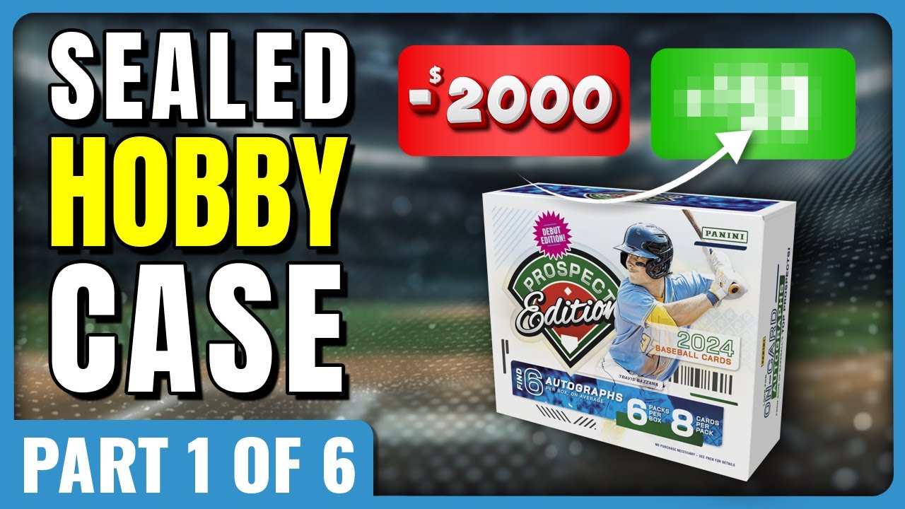 🚨 FULL CASE PROFIT CHALLENGE🚨 2024 PANINI PROSPECT - PART 1 OF 6