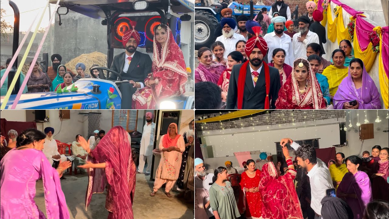 ਬਰਾਤ ਵਾਲੇ ਦਿਨ ਦੀਆਂ ਰੌਣਕਾਂ (part 2)😍 barat wale din diya ronka'n