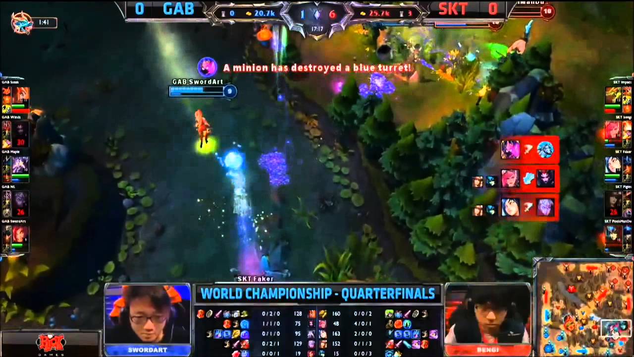WCS Season3 Quarterfinal SKT T1 vs Gamania Bears 1set Highlight