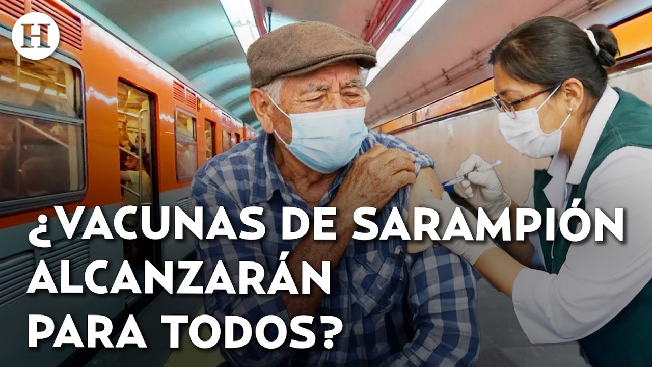 &iquest;Se est&aacute;n agotando las vacunas del sarampi&oacute;n?  As&iacute; lucen los centros de vacunaci&oacute;n en CDMX y Edomex