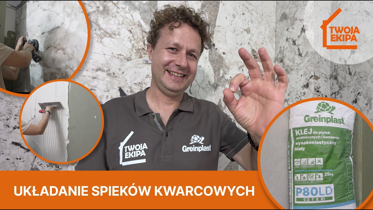 Układanie spieków kwarcowych krok po kroku!