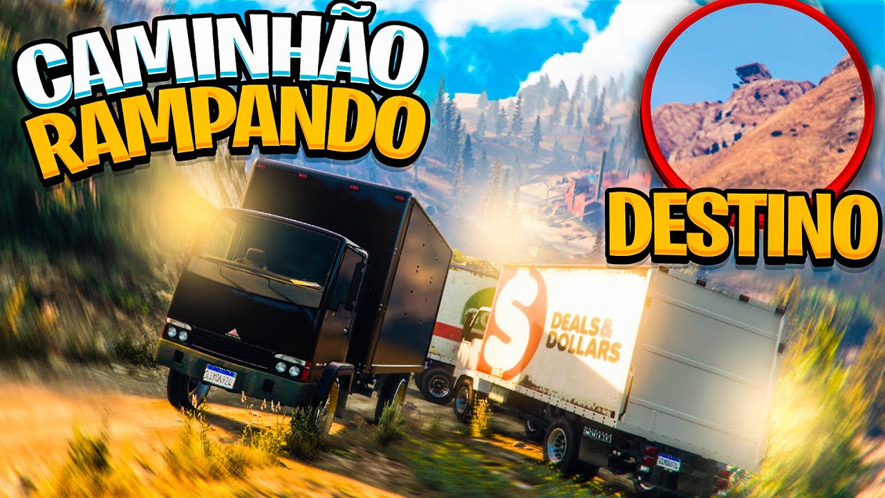 SUBINDO O MONTE CHILLIAD DE CAMINHÃO NO GTA RP
