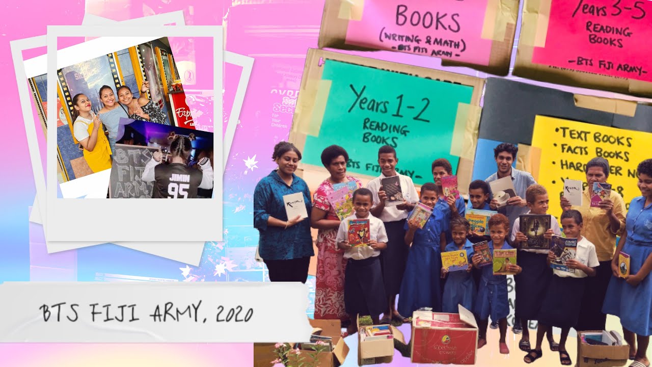 BTS ARMY DONATES BOOKS TO FIJI SCHOOLS
