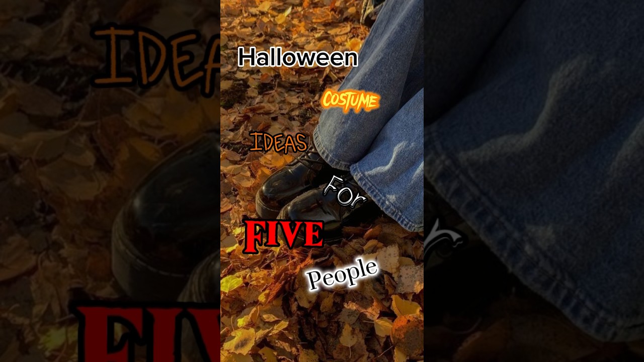🔥Halloween costume idea for FIVE people!🎃👻👻 #fypシ #share #costumes