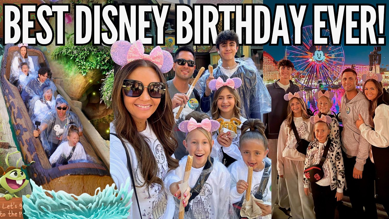 Dad’s Birthday at DISNEYLAND! Birthday Magic Meets Christmas at Disneyland! | Day 2