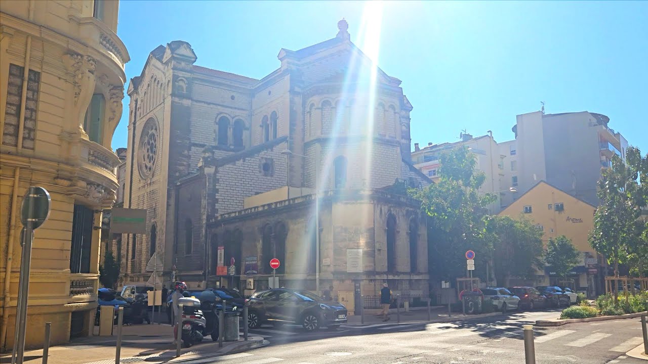 Walking around with a camera Rue de la Buffa, Nice 4K
