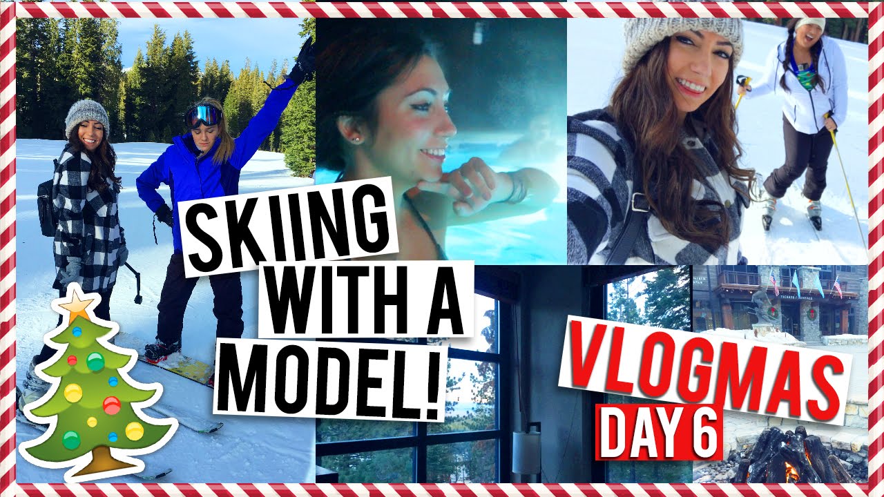 Skiing With a VICTORIA SECRET MODEL!! | Vlogmas Day #6