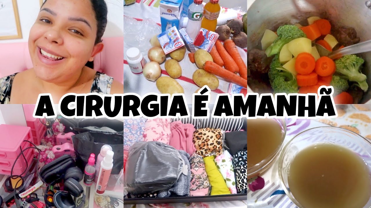 Fazendo os caldos, dieta líquida, mala pro hospital, cirurgia bariátrica | Ju Tollayne