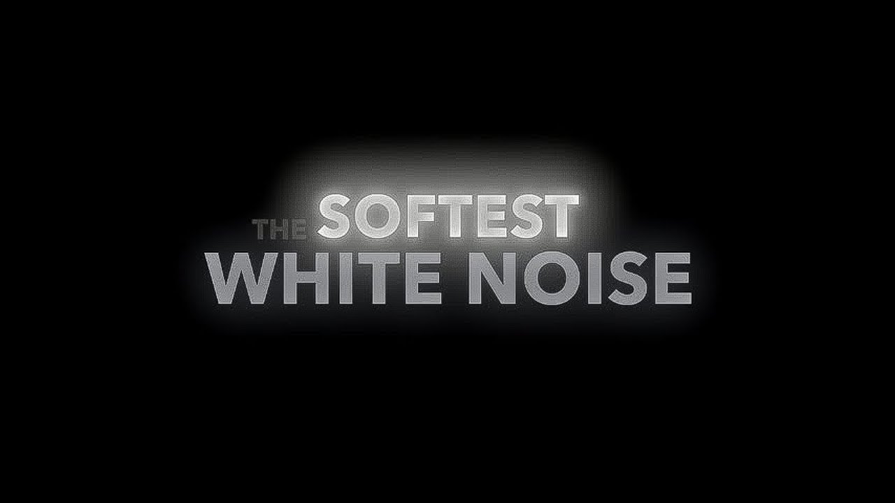 🔴(No Ads) The Softest White Noise Ever - Black Screen for Sleep, Focus, Relaxation, Study