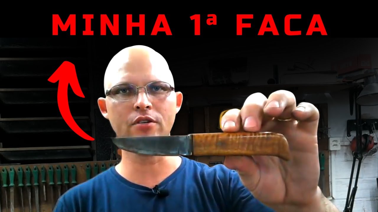 ESTA É A MINHA PRIMEIRA FACA! - Marco Borchardt (My fisrt knife!)