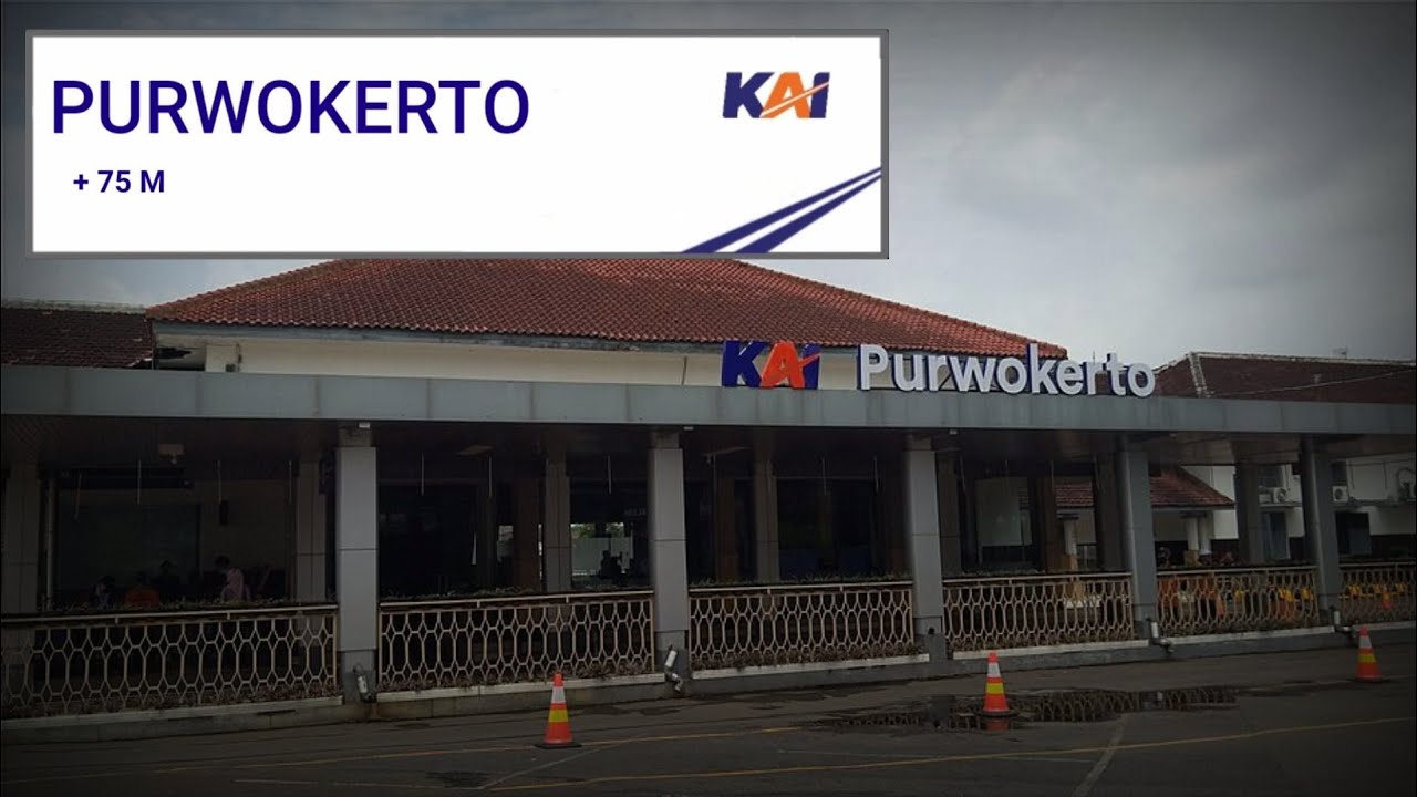 Announcer tiba di Stasiun Purwokerto - Lagu Ditepinya Sungai Serayu [Stasiun Sentral Daop 5]