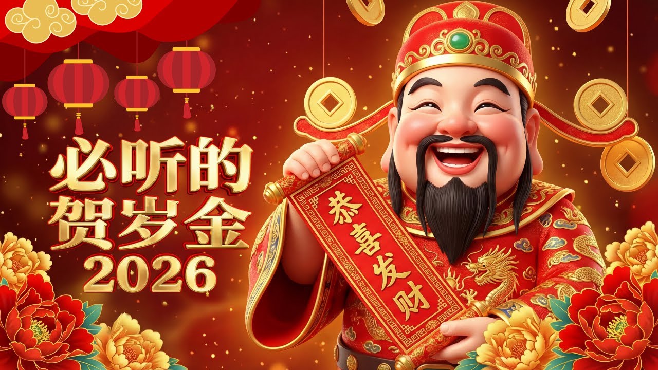 2026春节音乐精选 🧧 | 新年必听歌曲精选 🎵 | 財神到·發財歌 | Chinese New Year Songs 2026