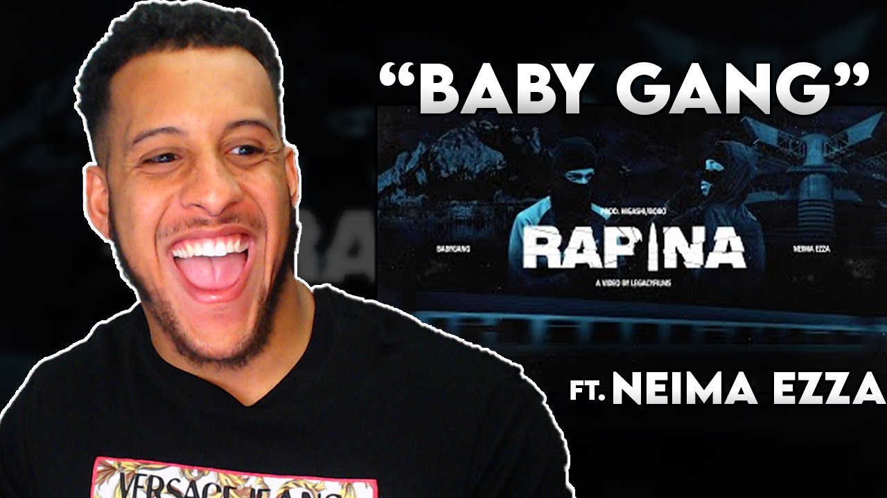 Baby Gang - Rapina (feat. Neima Ezza) | UK REACTION