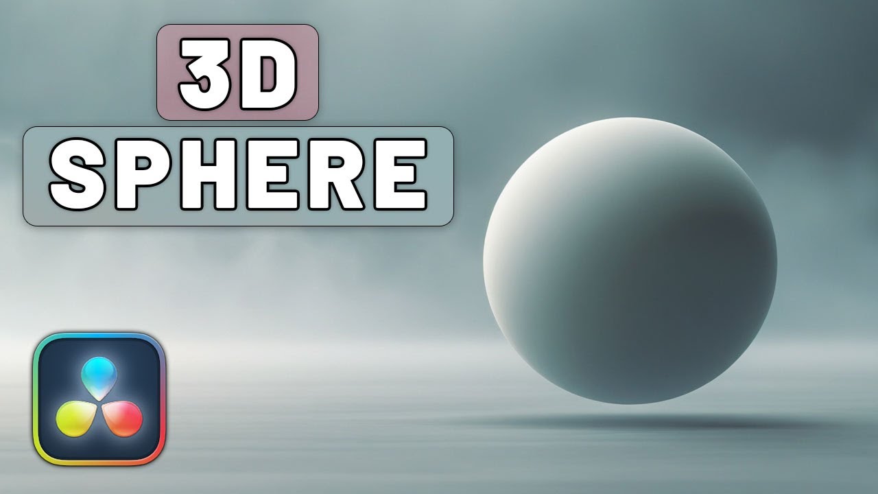 🔥 Как создать объемную 3D-сферу в DaVinci Resolve