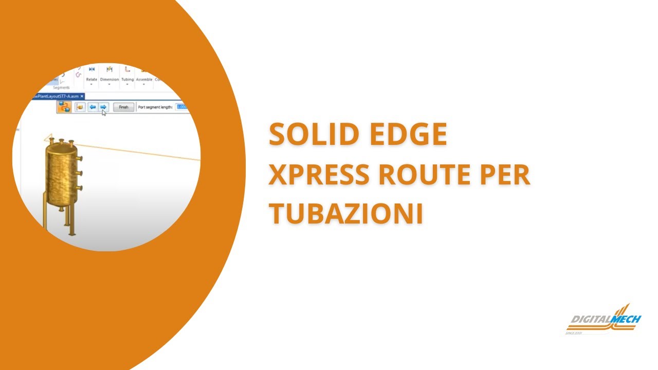 Solid Edge Tips & Tricks: XpresRoute per tubazioni